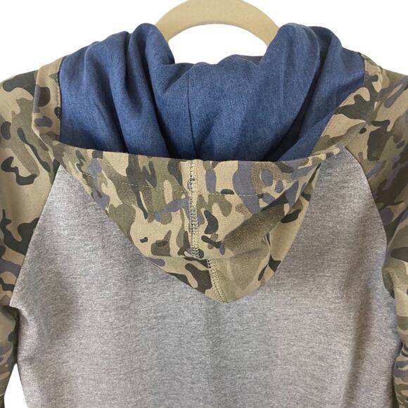 Lucky Brand Camo Sweatshirt Hoodie Size Small - Picture 7 of 8